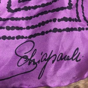 Vintage Silk Schiaparelli scarf 23 X 23